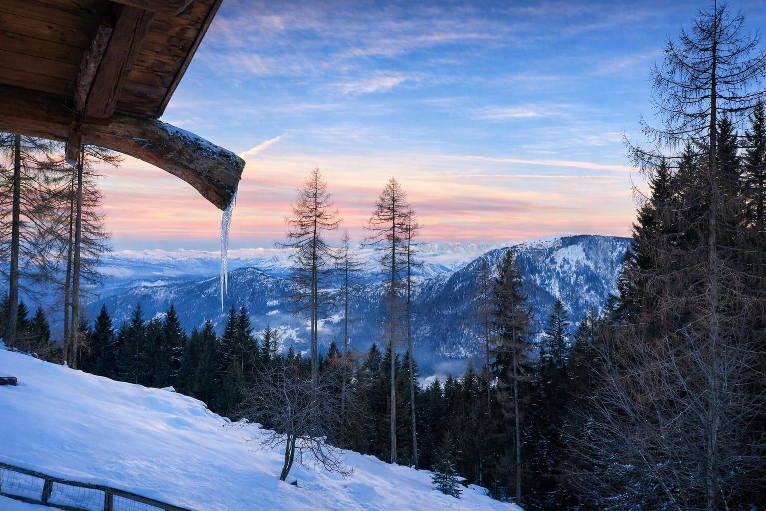 Inverno alla baita